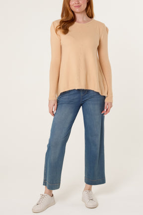 Asymetric Knit Jumper