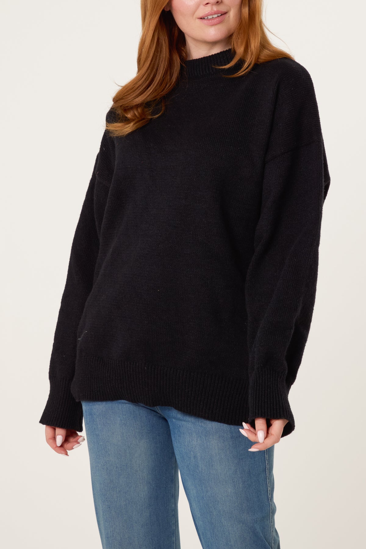 High Neck Knit Jumper
