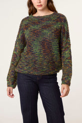 Colour Blend Crew Knit Jumper