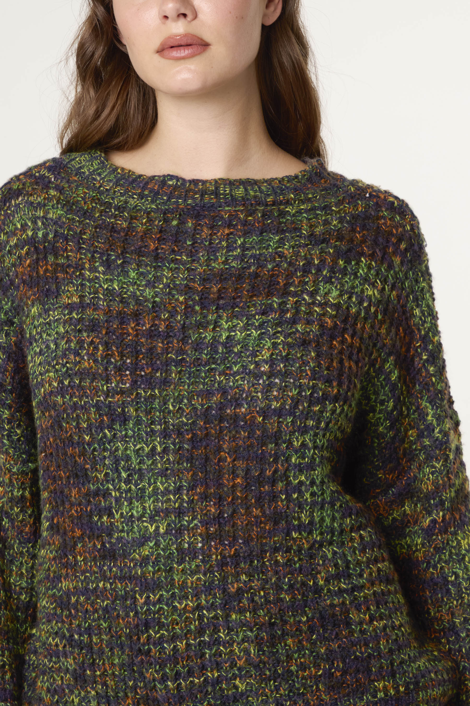 Colour Blend Crew Knit Jumper