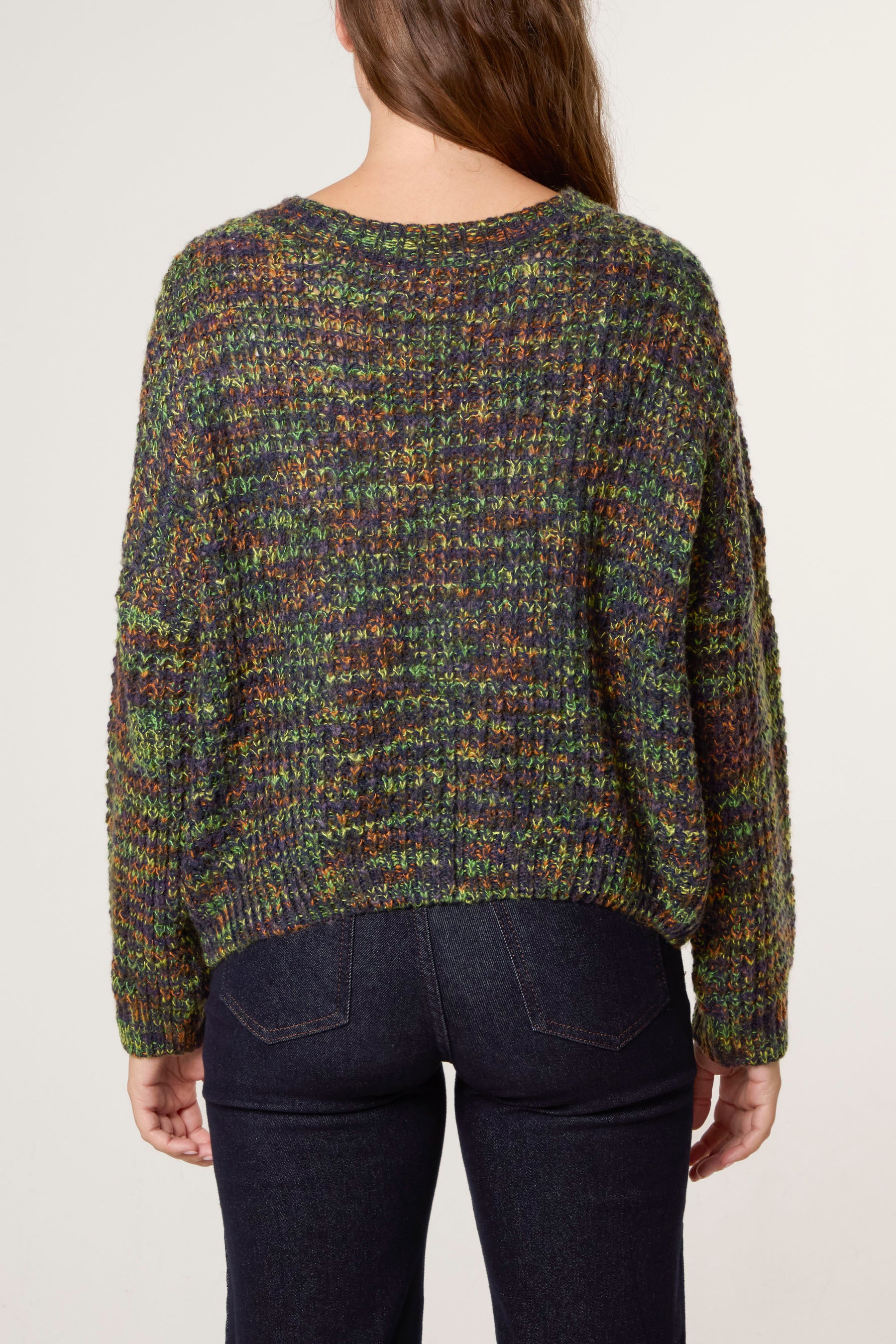 Colour Blend Crew Knit Jumper