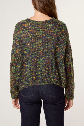 Colour Blend Crew Knit Jumper