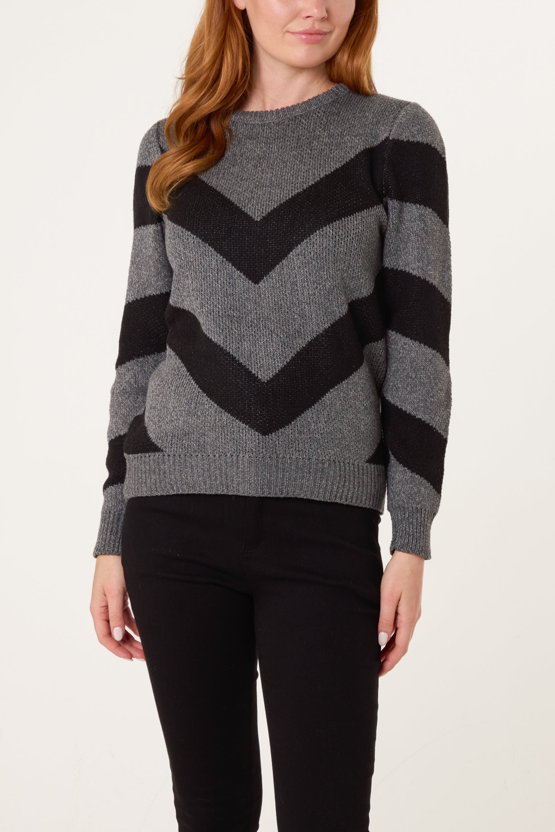 Chevron Stripe Jumper