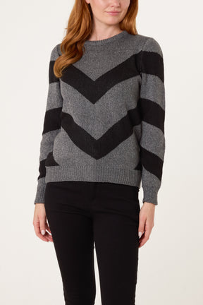Chevron Stripe Jumper