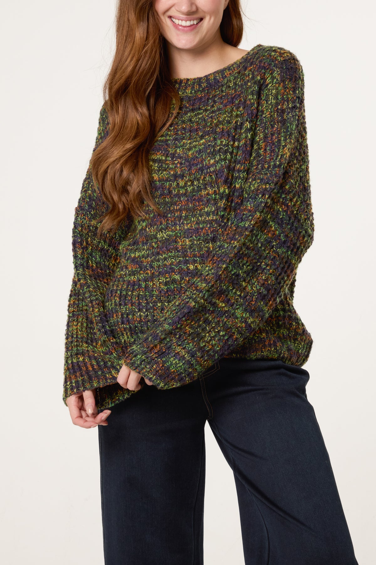 Speckled Rainbow Knit Jumper