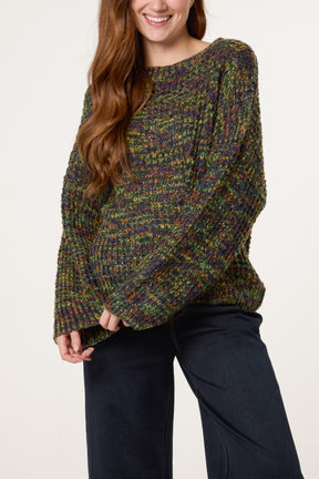 Speckled Rainbow Knit Jumper
