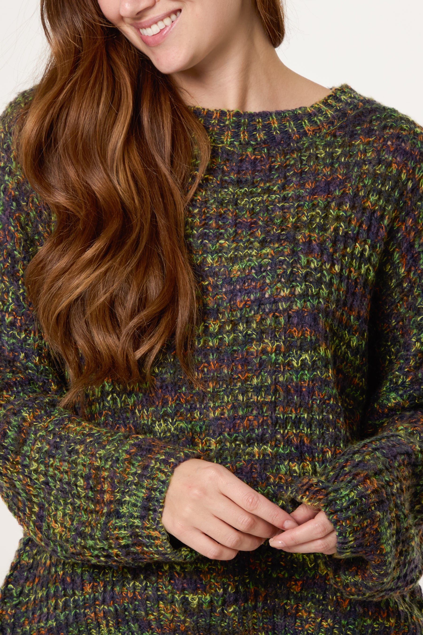 Speckled Rainbow Knit Jumper
