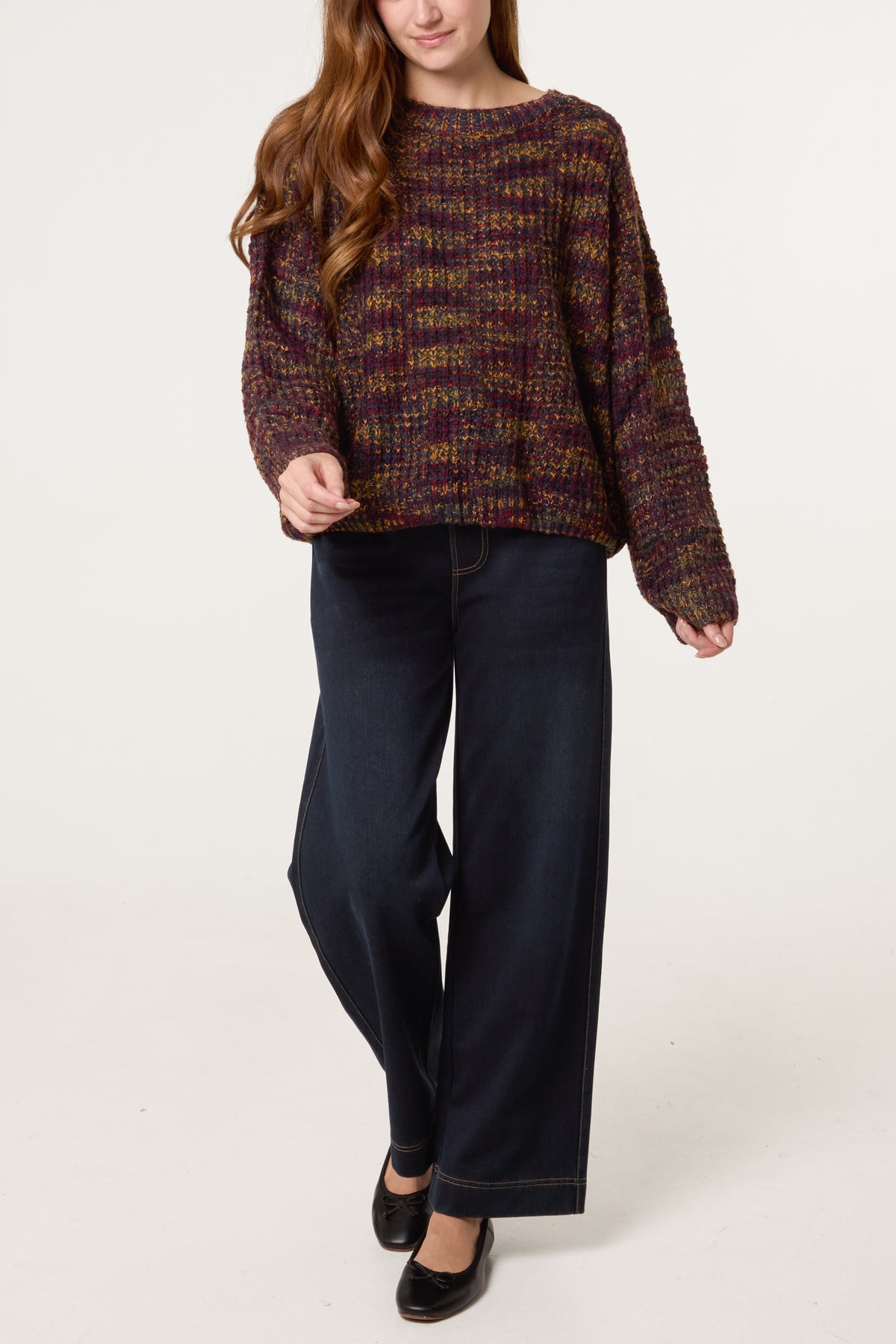Speckled Rainbow Knit Jumper