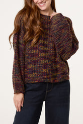Speckled Rainbow Knit Jumper