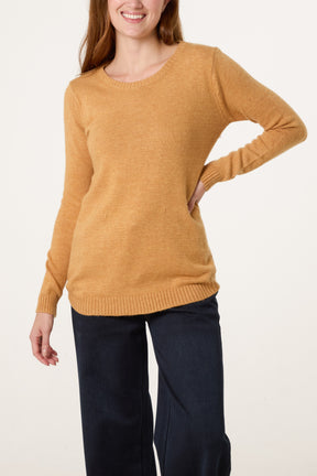 Ribbed Edge Knit Jumper