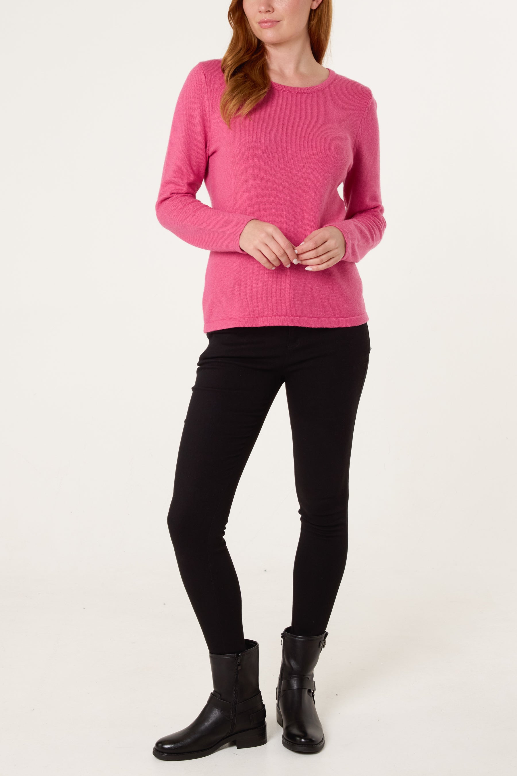 Crew Neck Soft Knit Jumper
