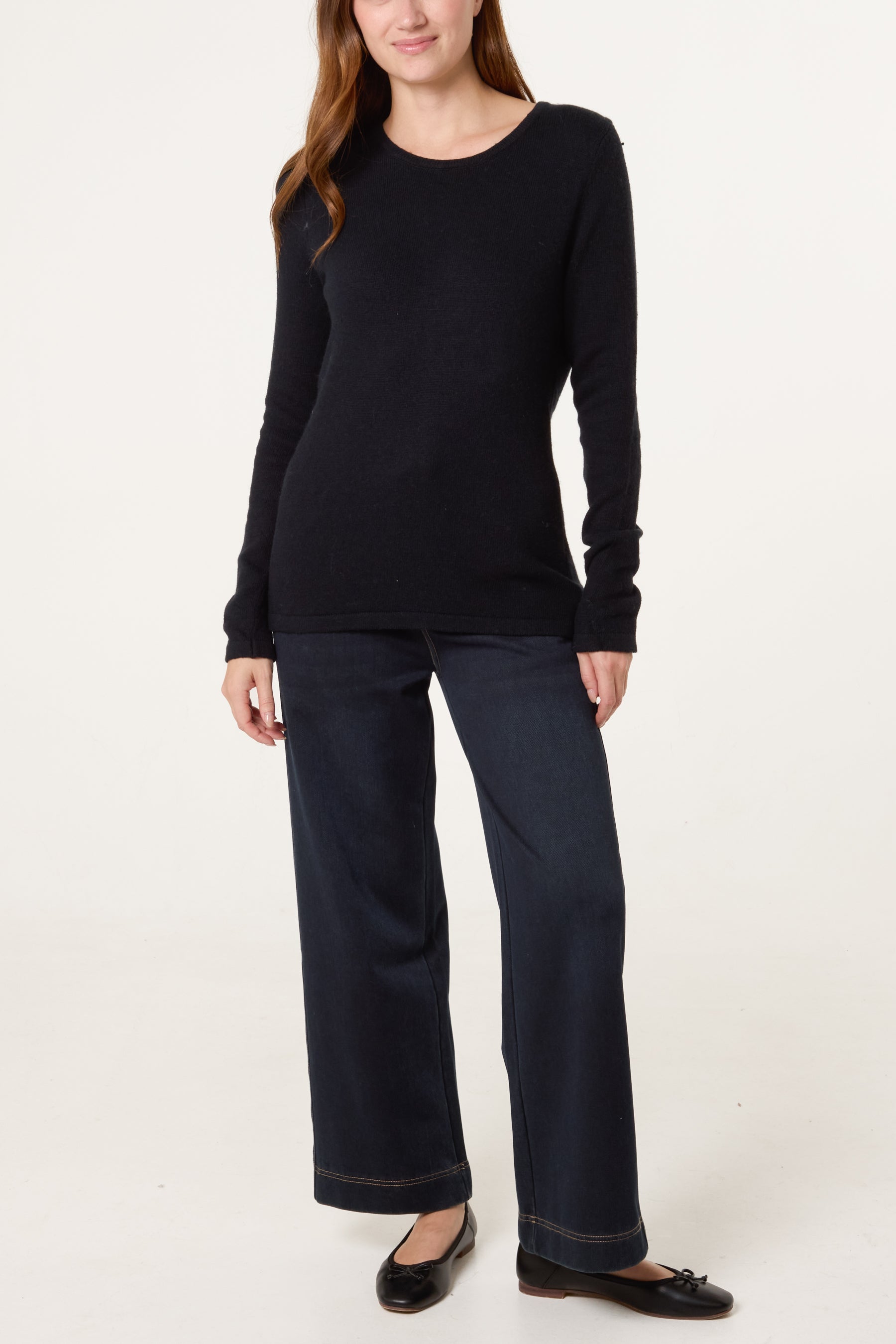 Crew Neck Soft Knit Jumper