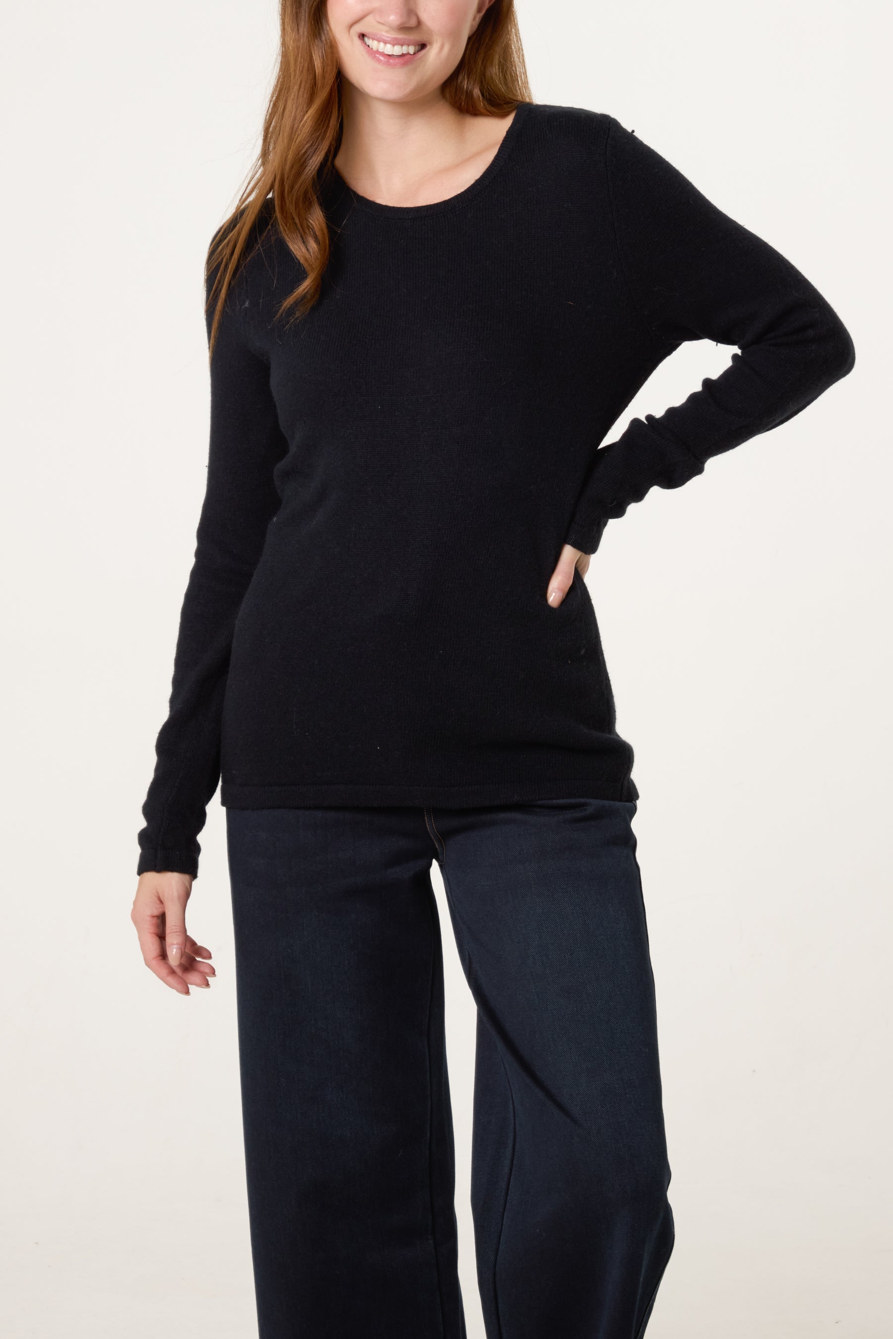 Crew Neck Soft Knit Jumper