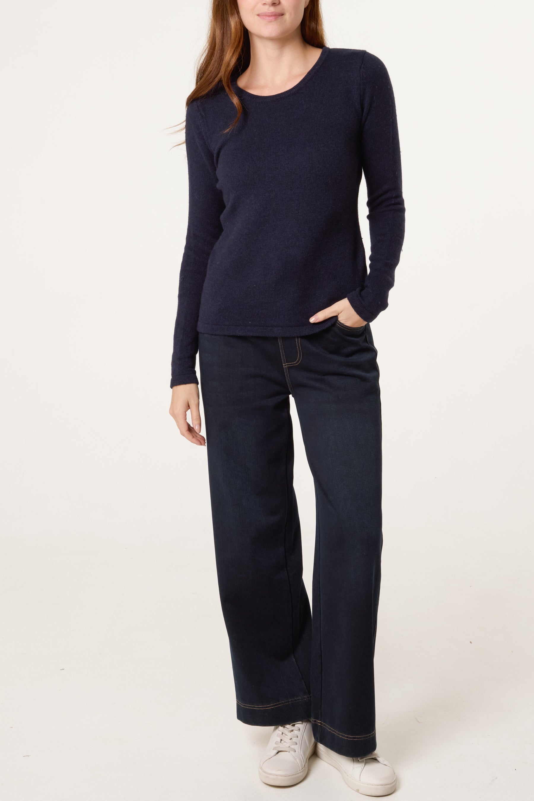 Crew Neck Soft Knit Jumper