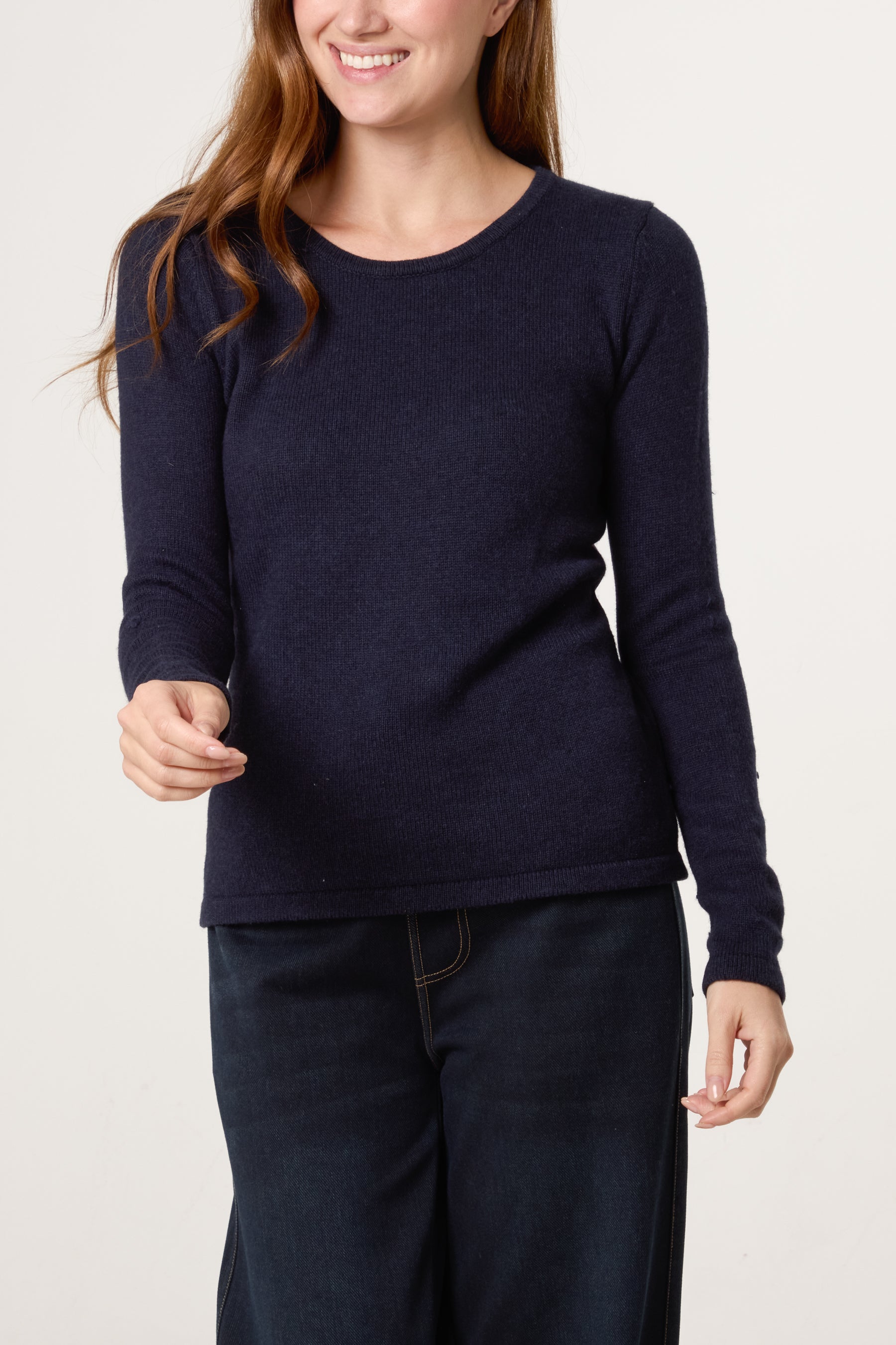 Crew Neck Soft Knit Jumper