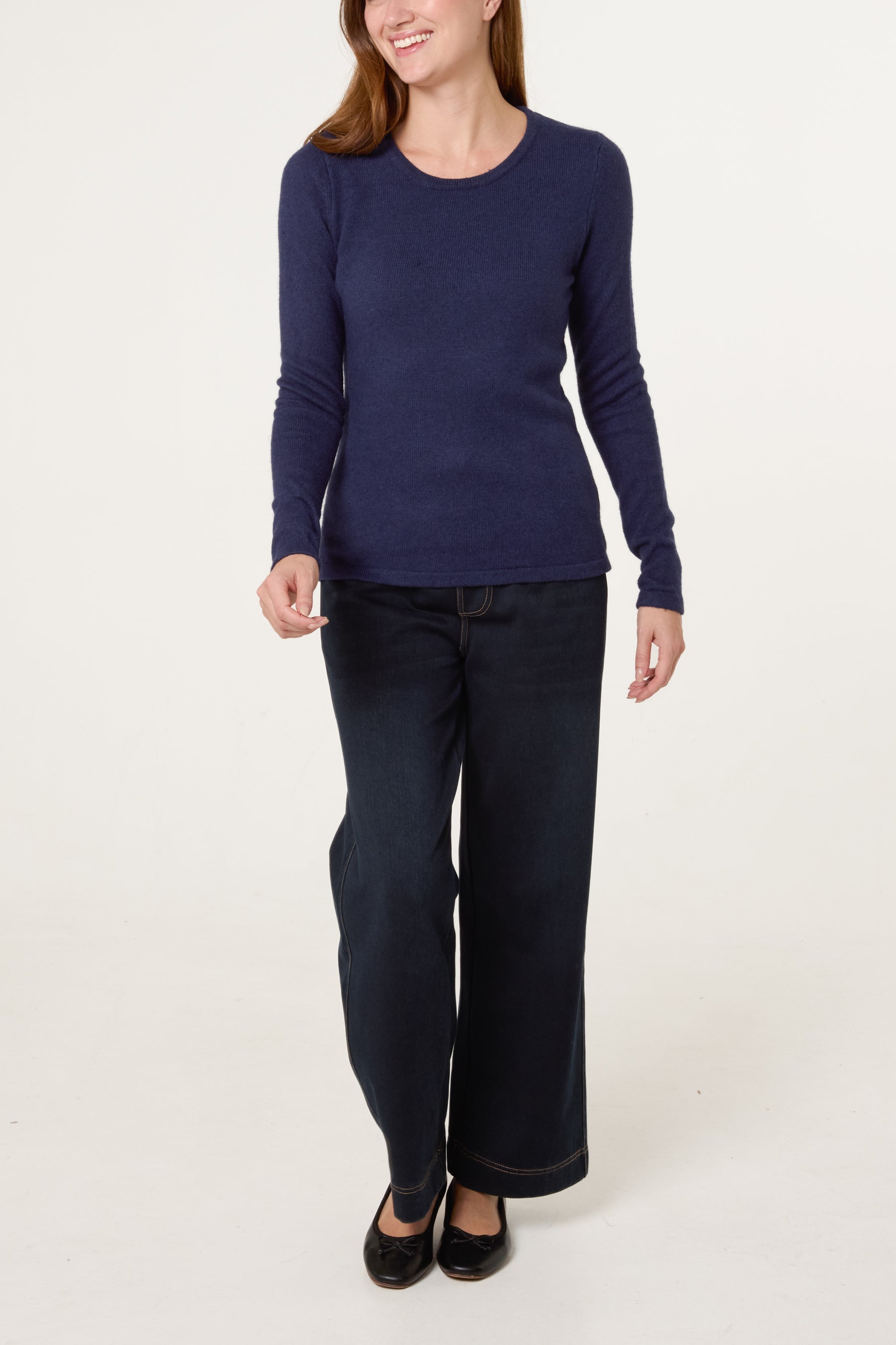 Crew Neck Soft Knit Jumper