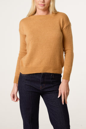 Round Neck Knit Jumper