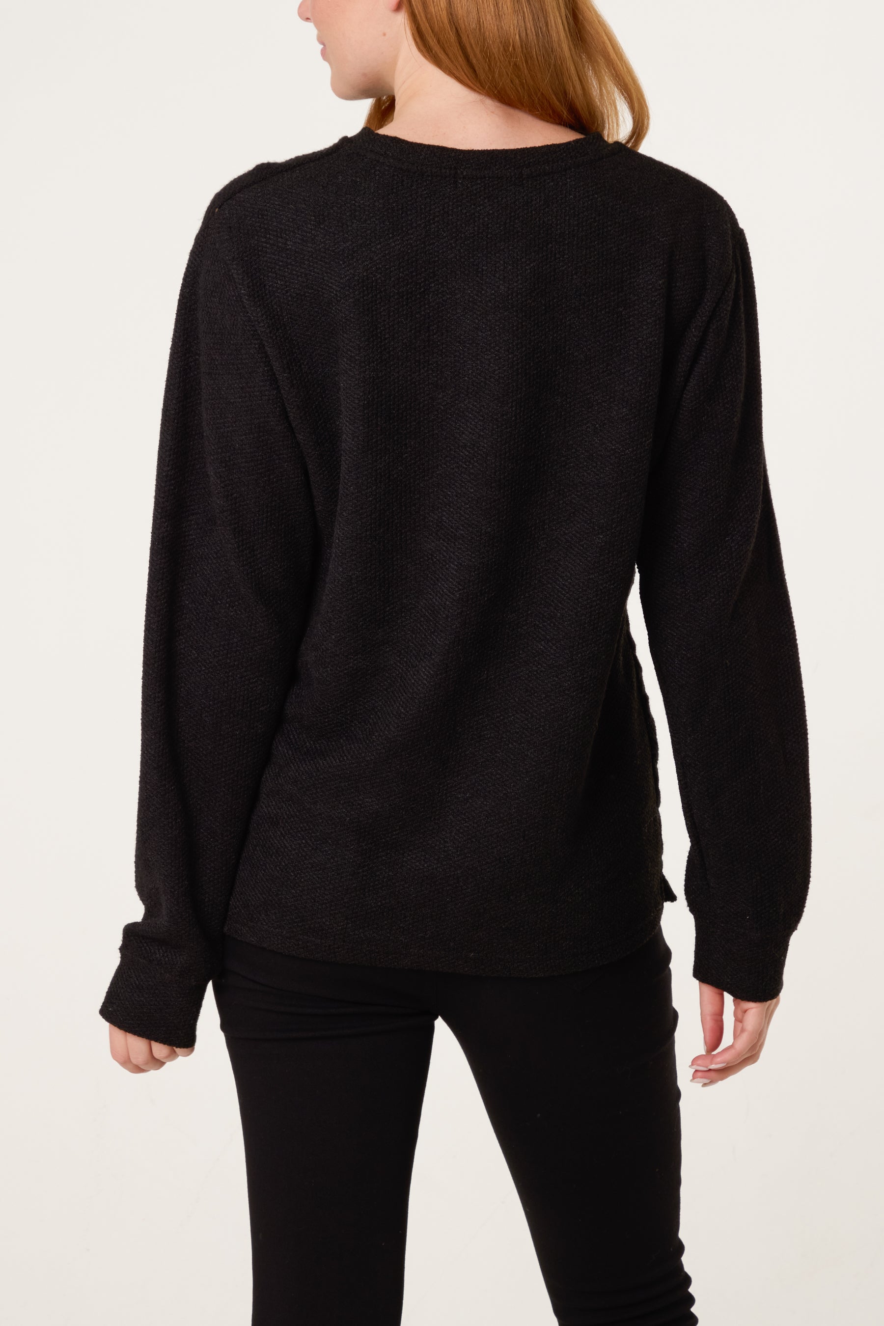 Diamond Stripe Knit Jumper