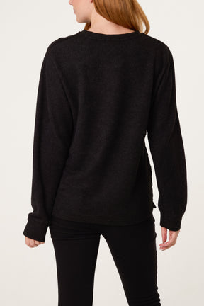 Diamond Stripe Knit Jumper