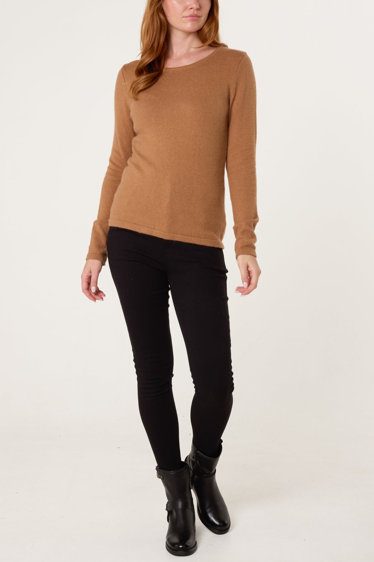 Thick Edge Round Neck Jumper