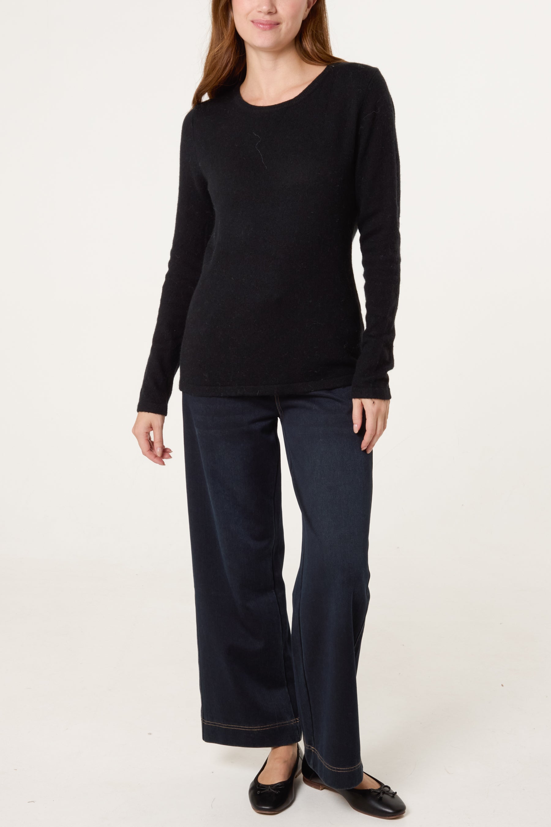 Thick Edge Round Neck Jumper
