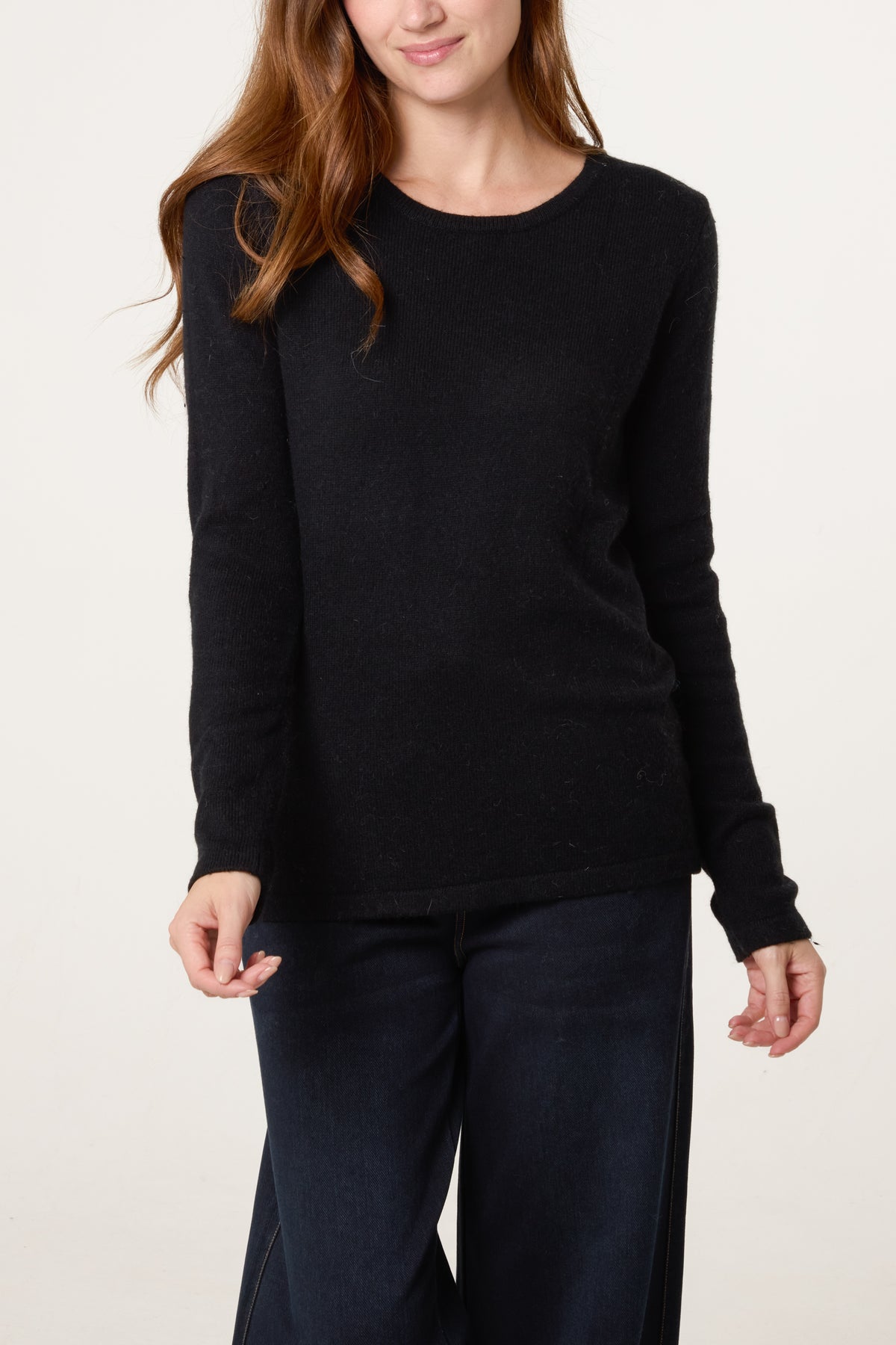Thick Edge Round Neck Jumper