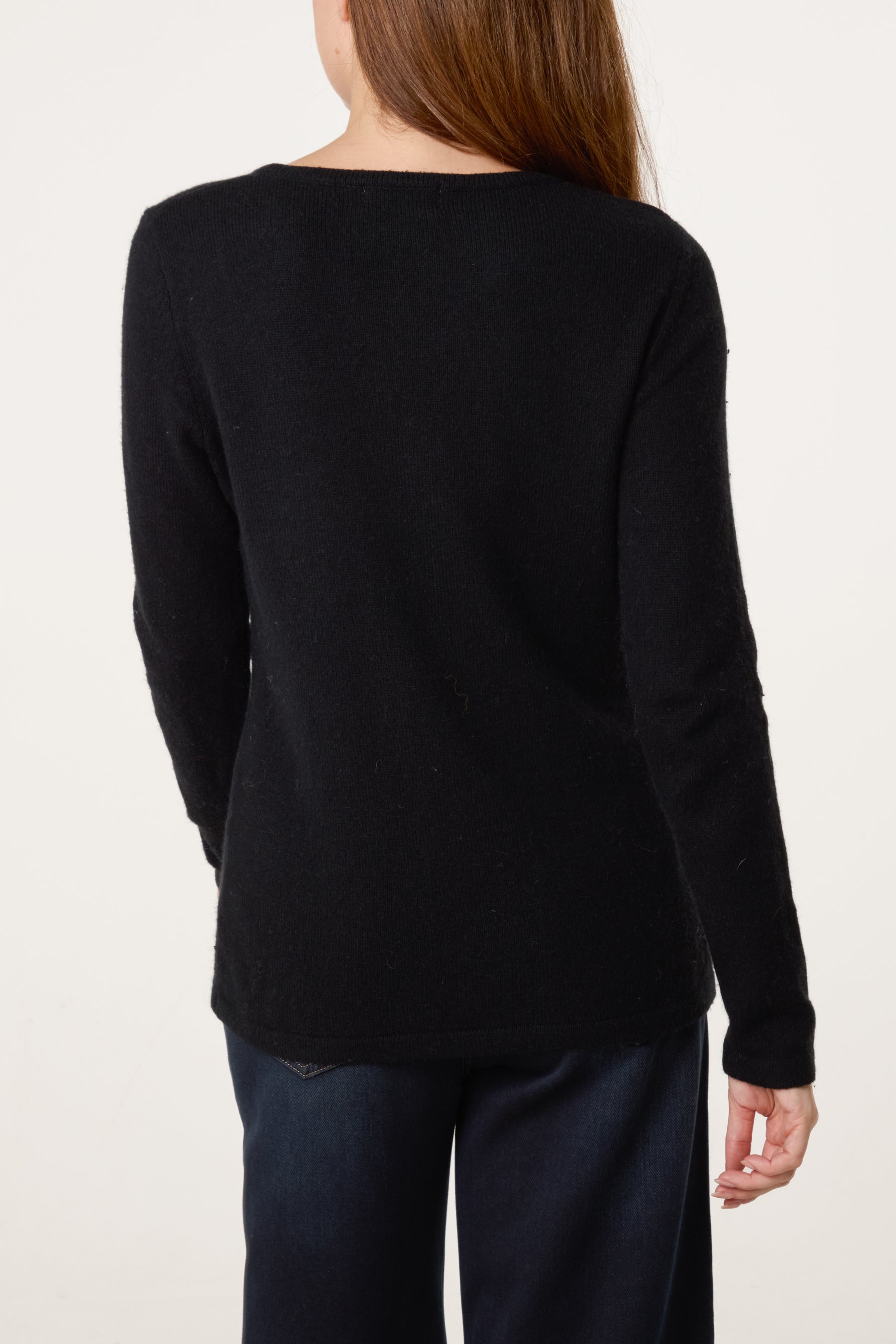 Thick Edge Round Neck Jumper