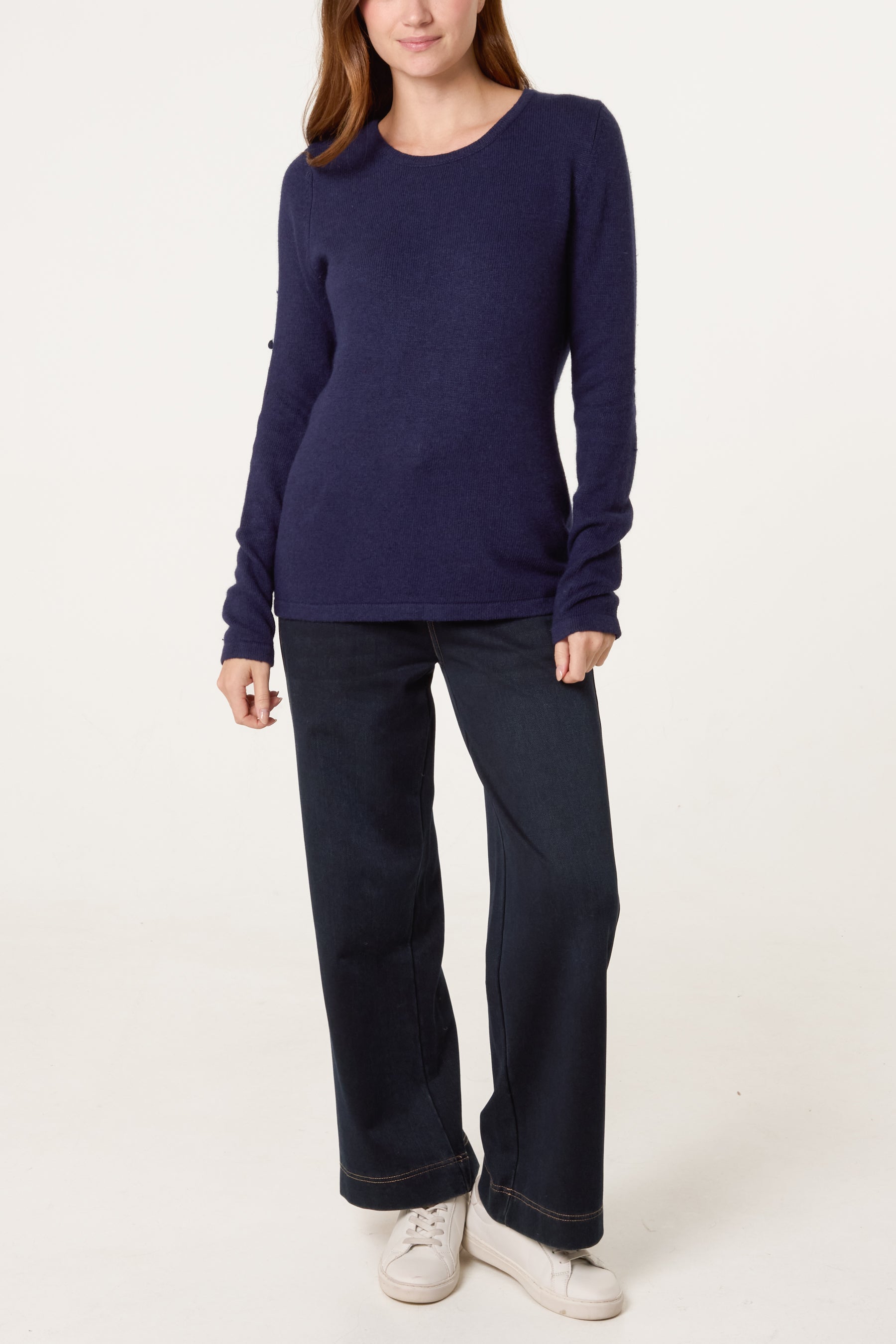 Thick Edge Round Neck Jumper