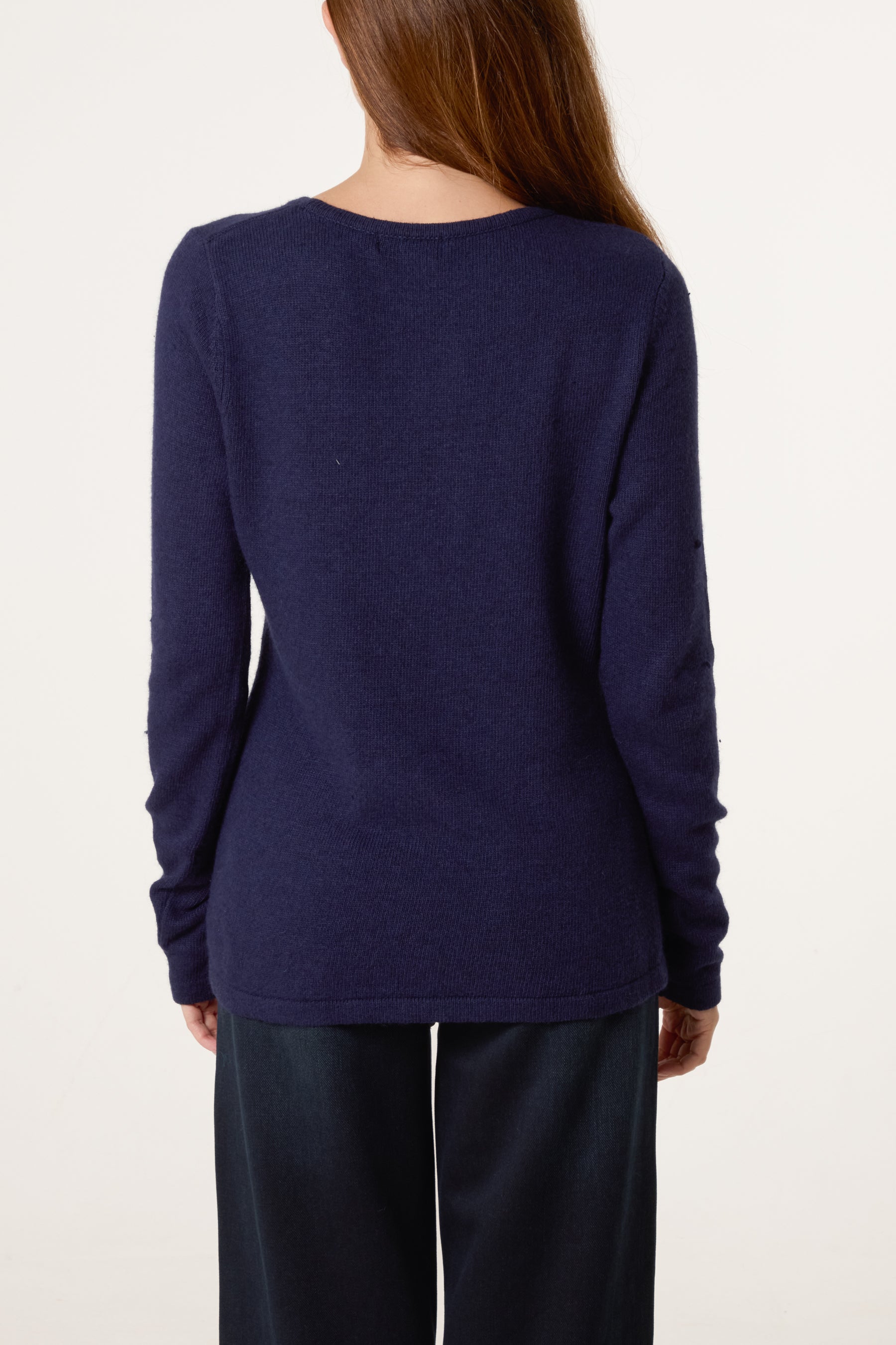 Thick Edge Round Neck Jumper