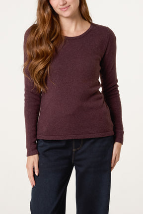 Thick Edge Round Neck Jumper