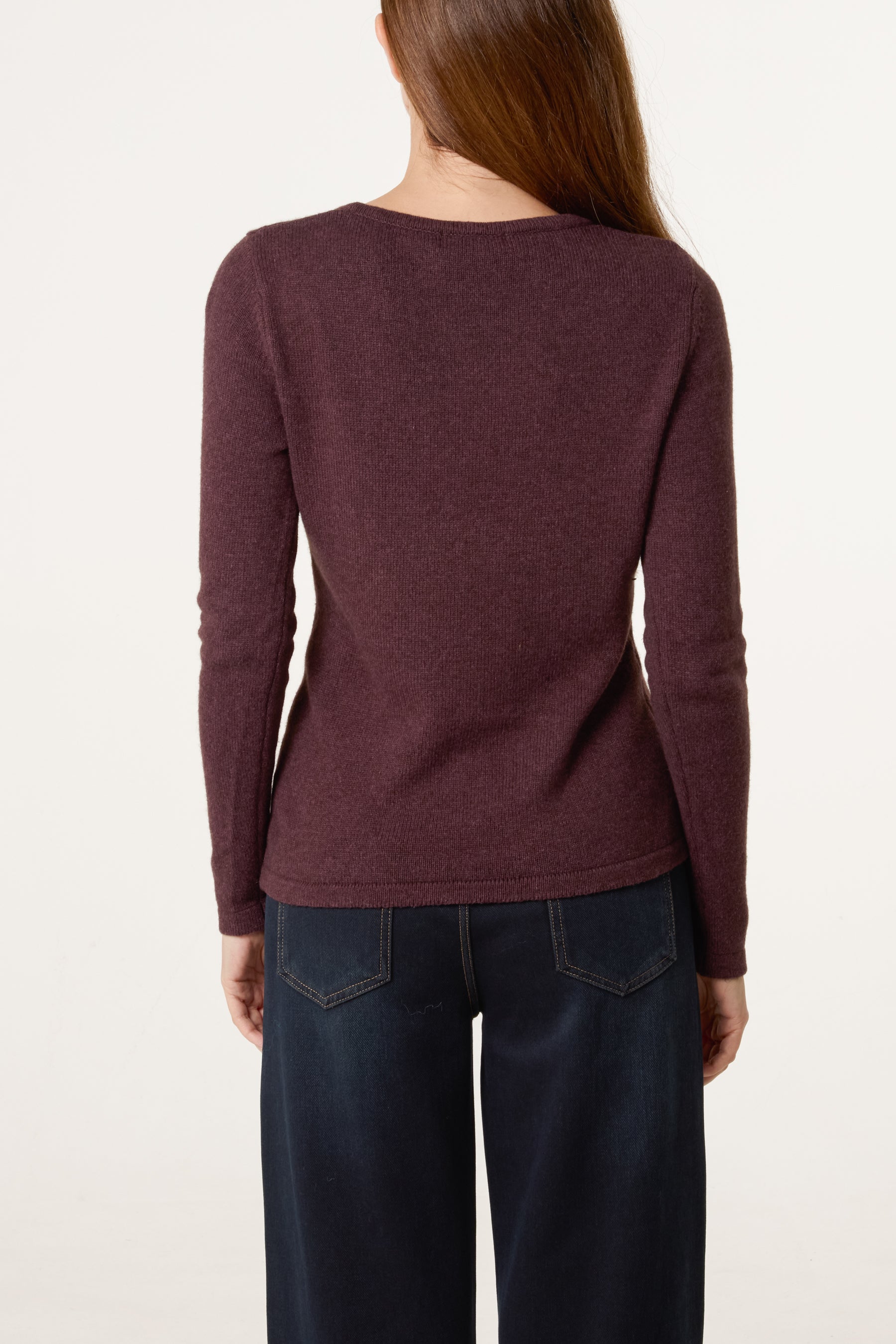 Thick Edge Round Neck Jumper