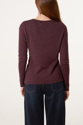 Thick Edge Round Neck Jumper