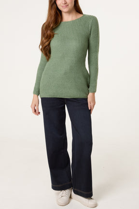 Ribbed Knit Jumper
