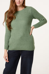 Ribbed Knit Jumper
