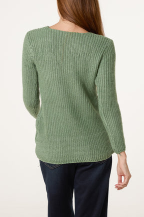 Ribbed Knit Jumper