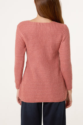 Ribbed Knit Jumper