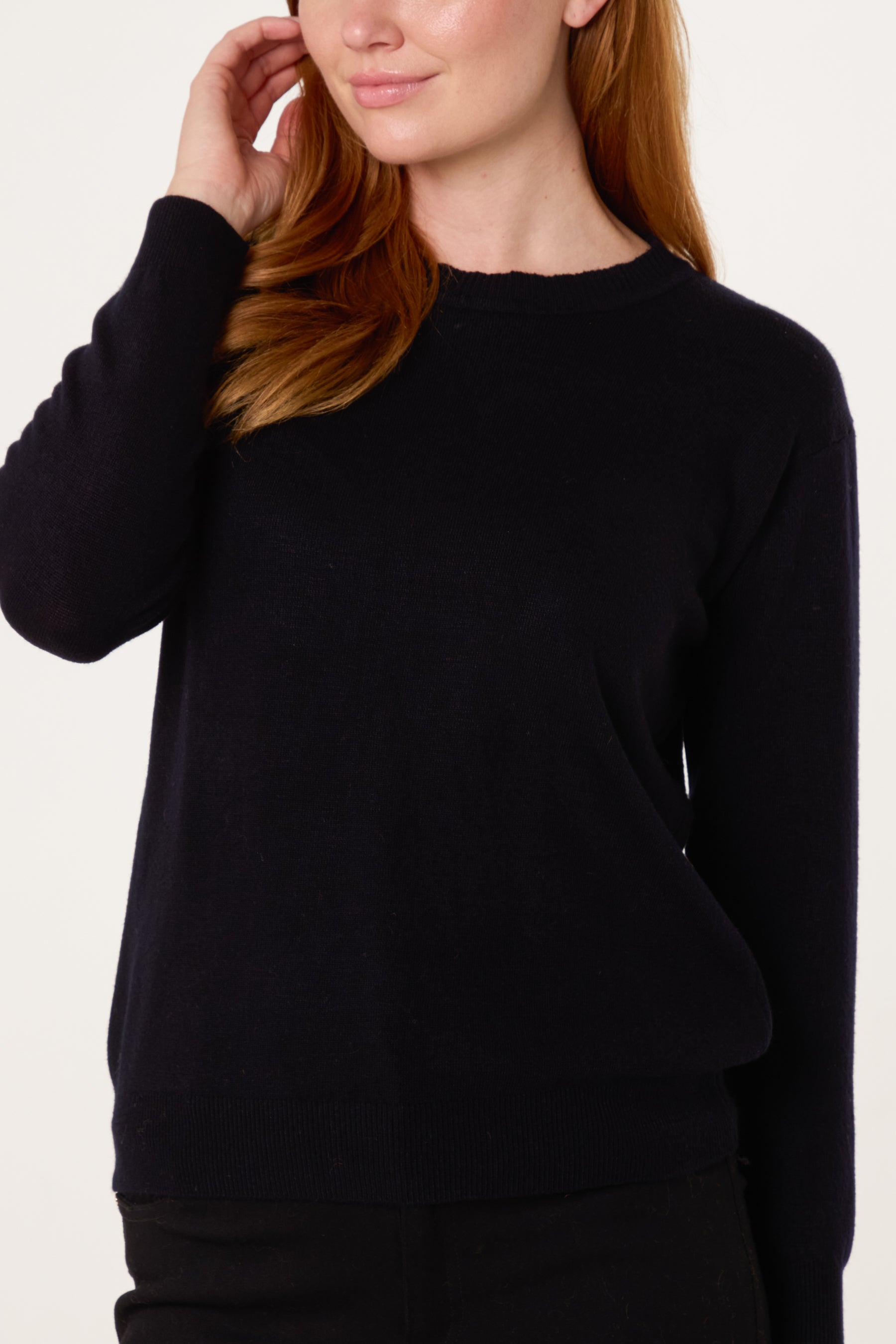 Round Neck Knit Jumper