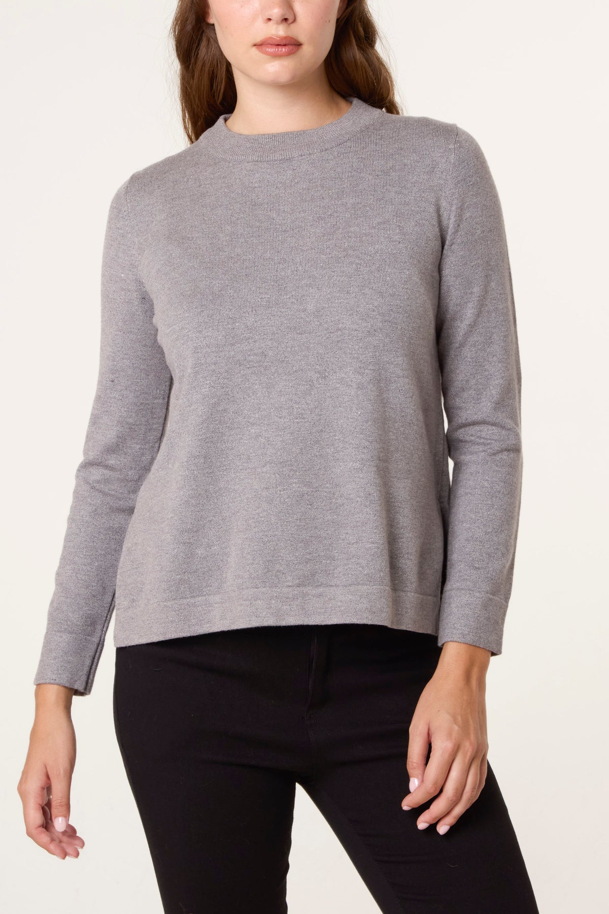 Knit Round Neck Jumper