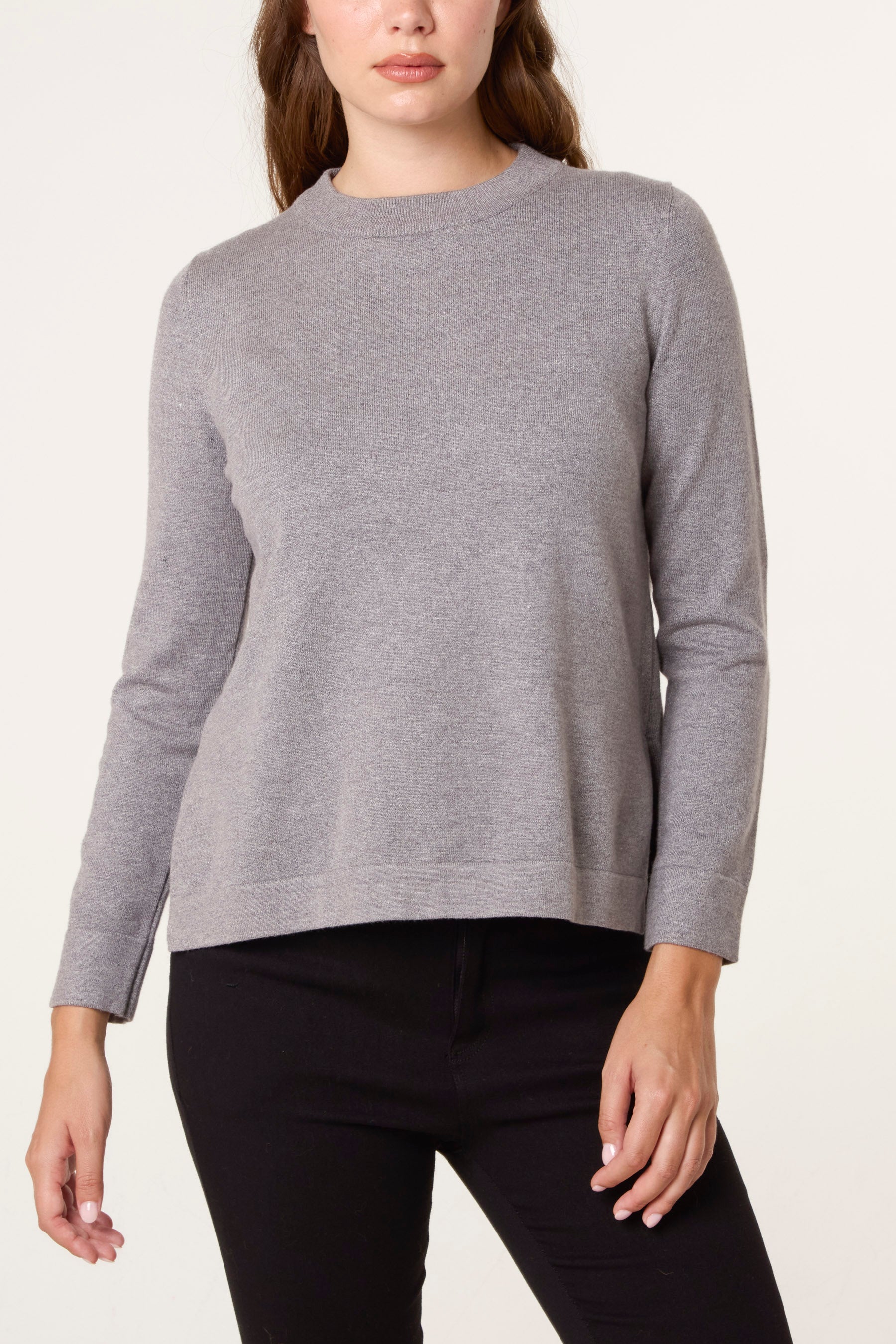 Knit Round Neck Jumper