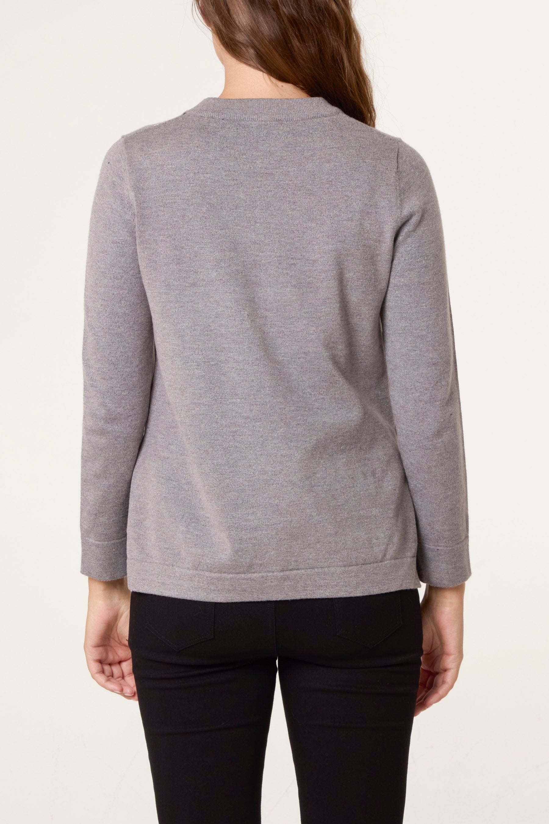 Knit Round Neck Jumper
