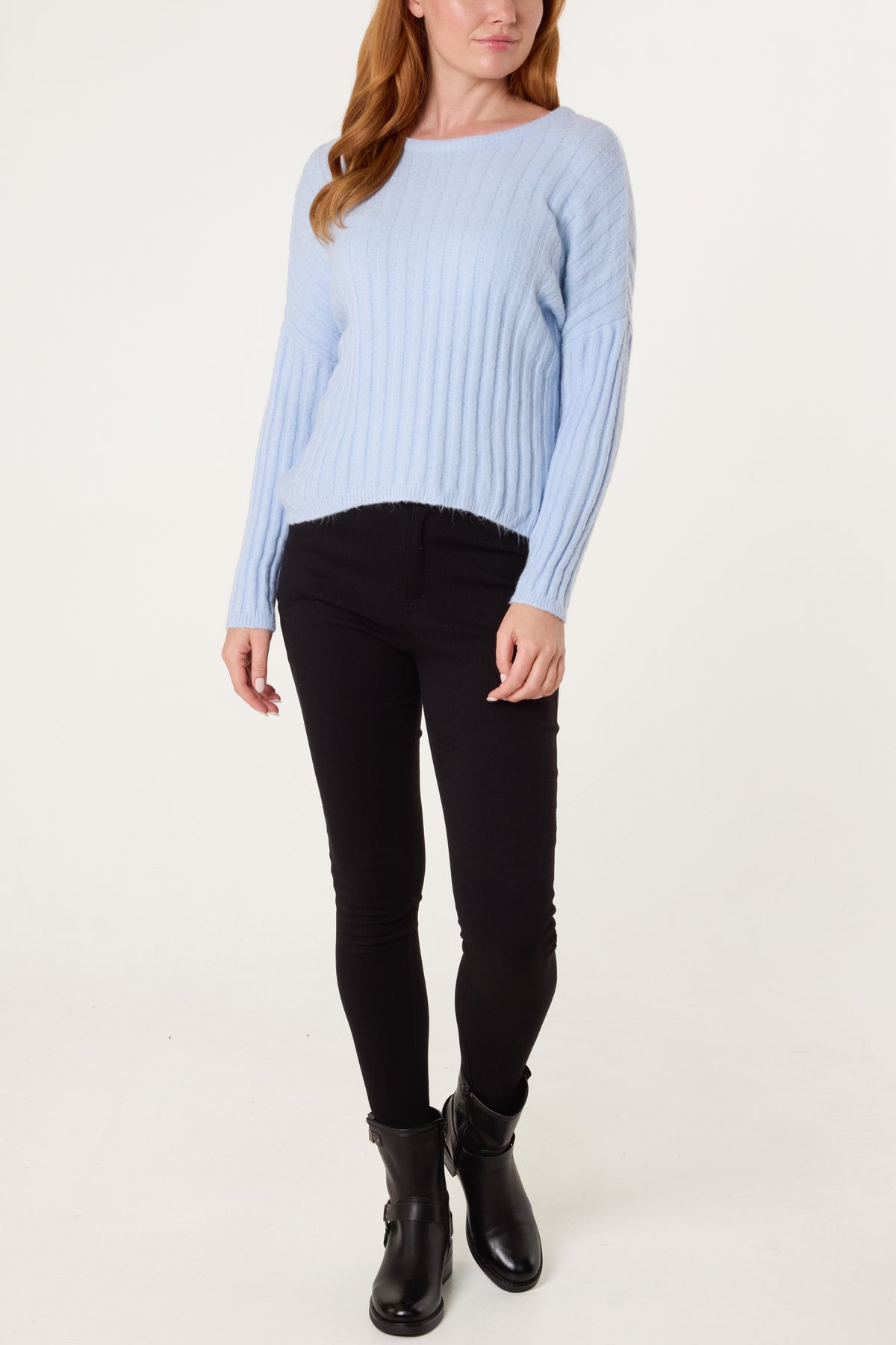 Thick Ribbed Knit Jumper