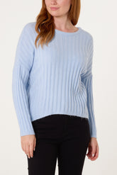 Thick Ribbed Knit Jumper