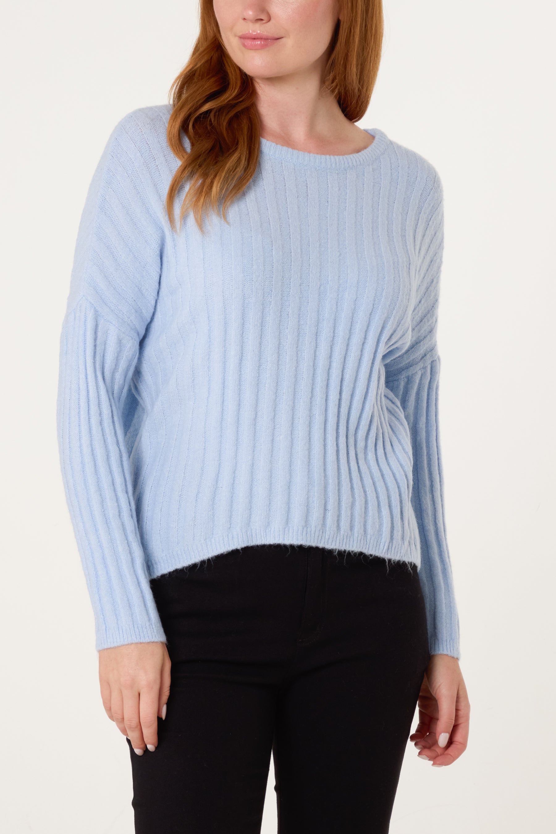 Thick Ribbed Knit Jumper