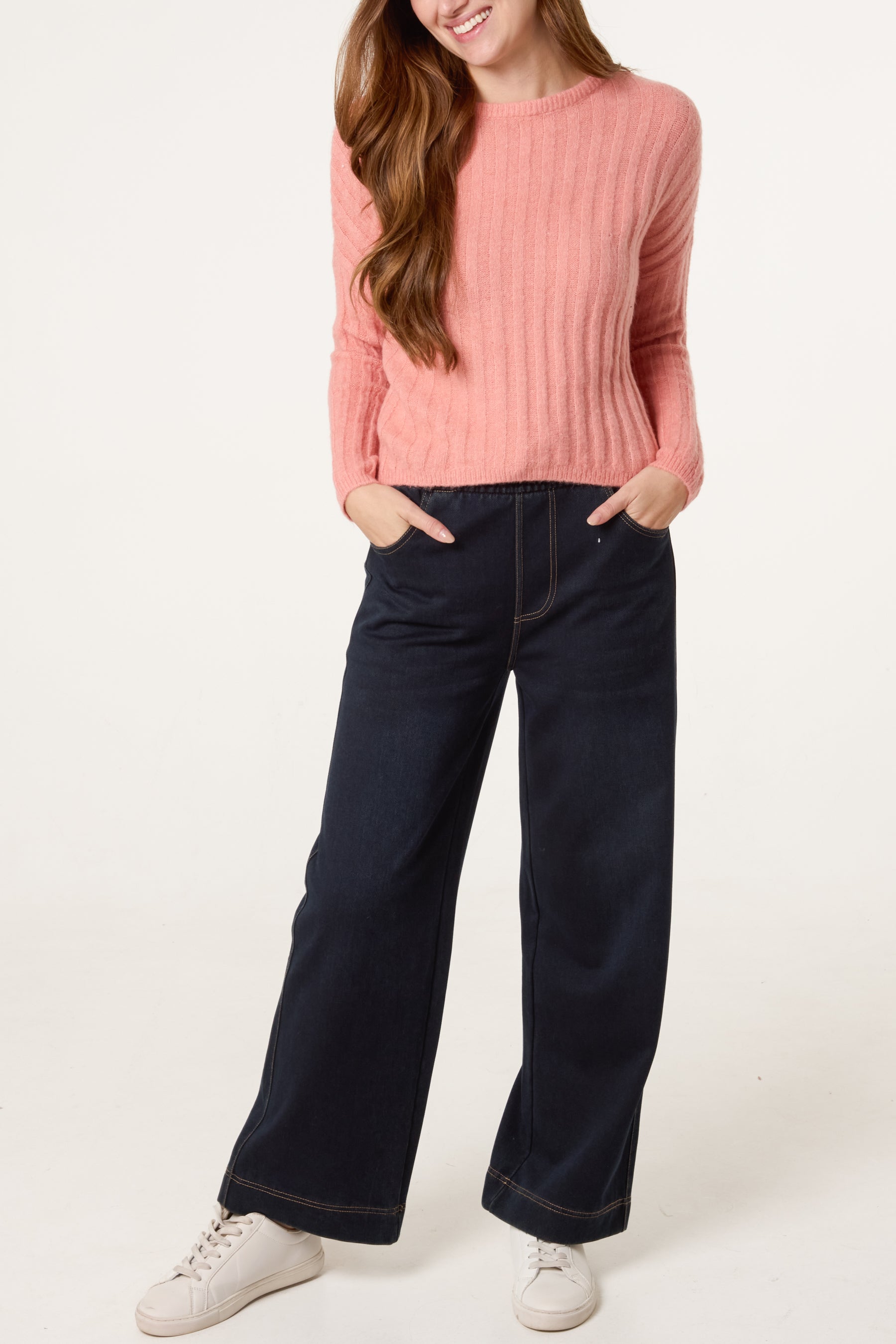 Thick Ribbed Knit Jumper