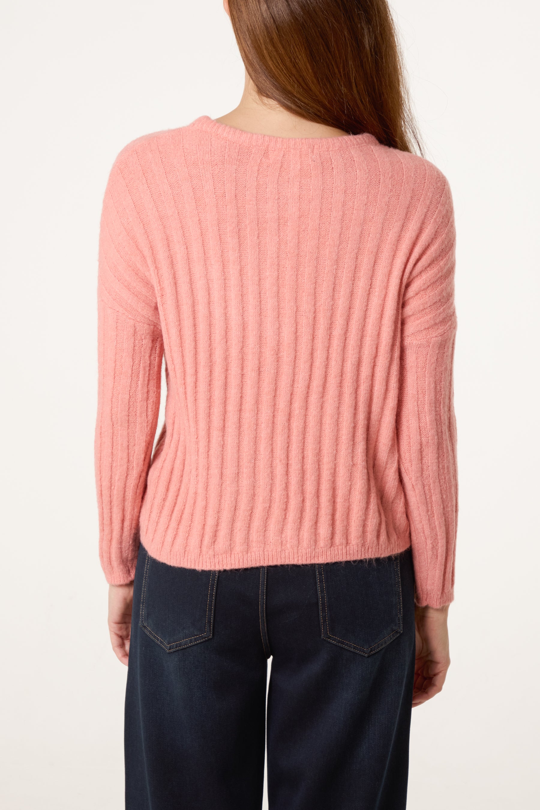 Thick Ribbed Knit Jumper