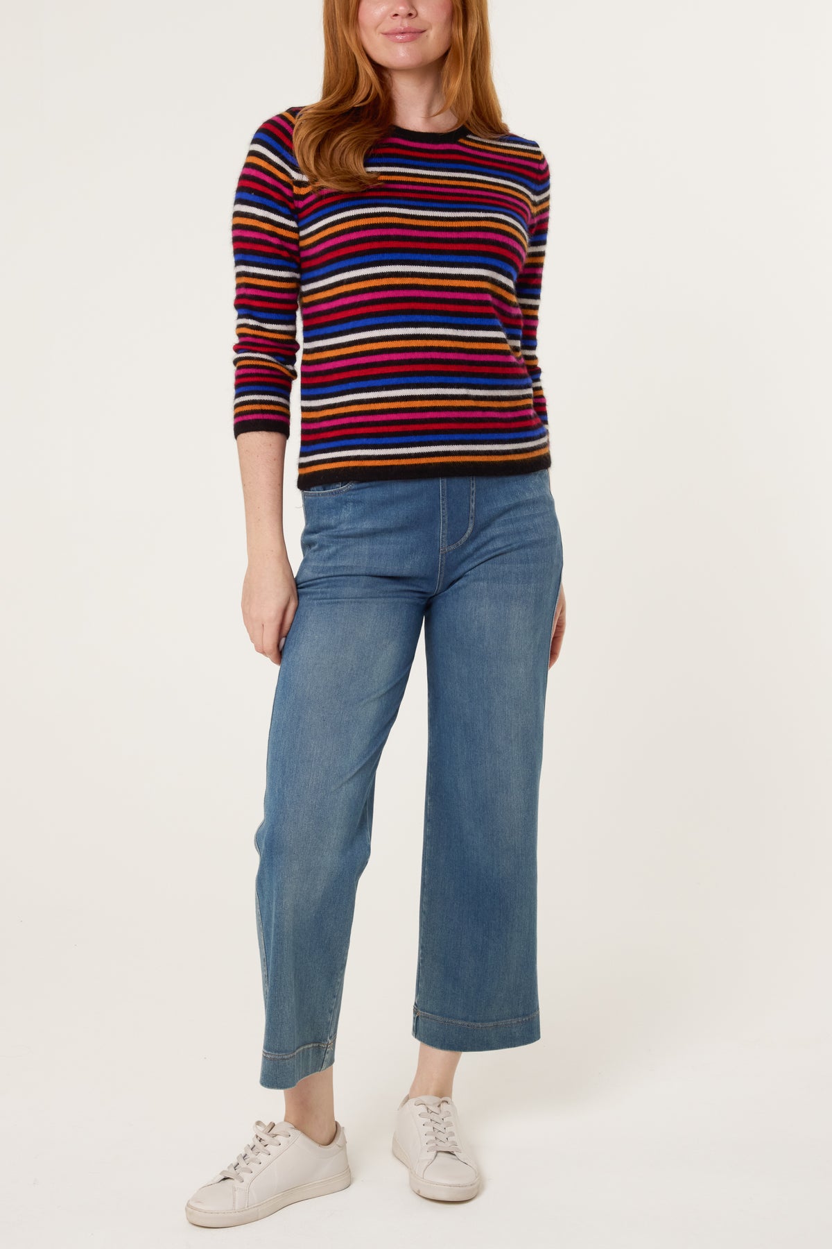 Multicolour Stripe Knit Jumper