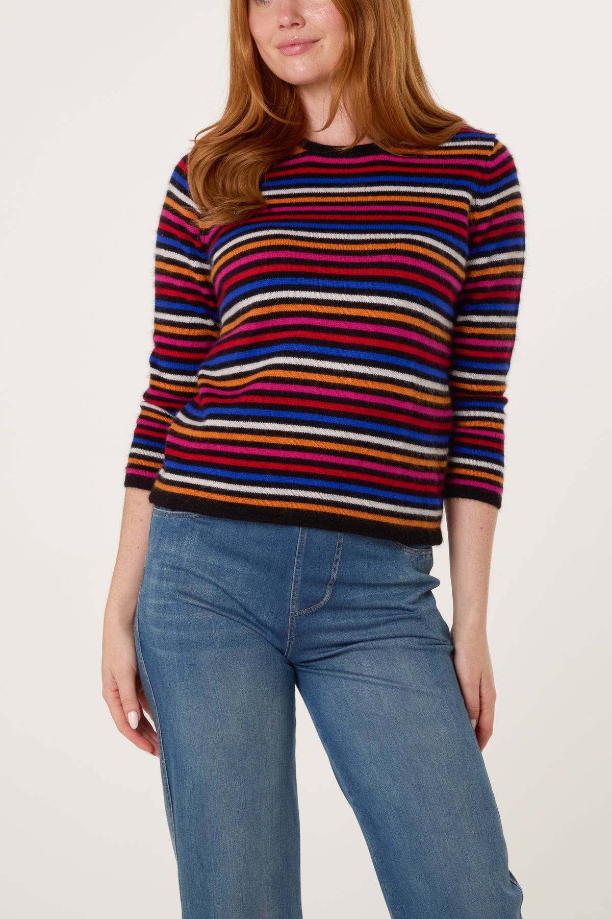 Multicolour Stripe Knit Jumper