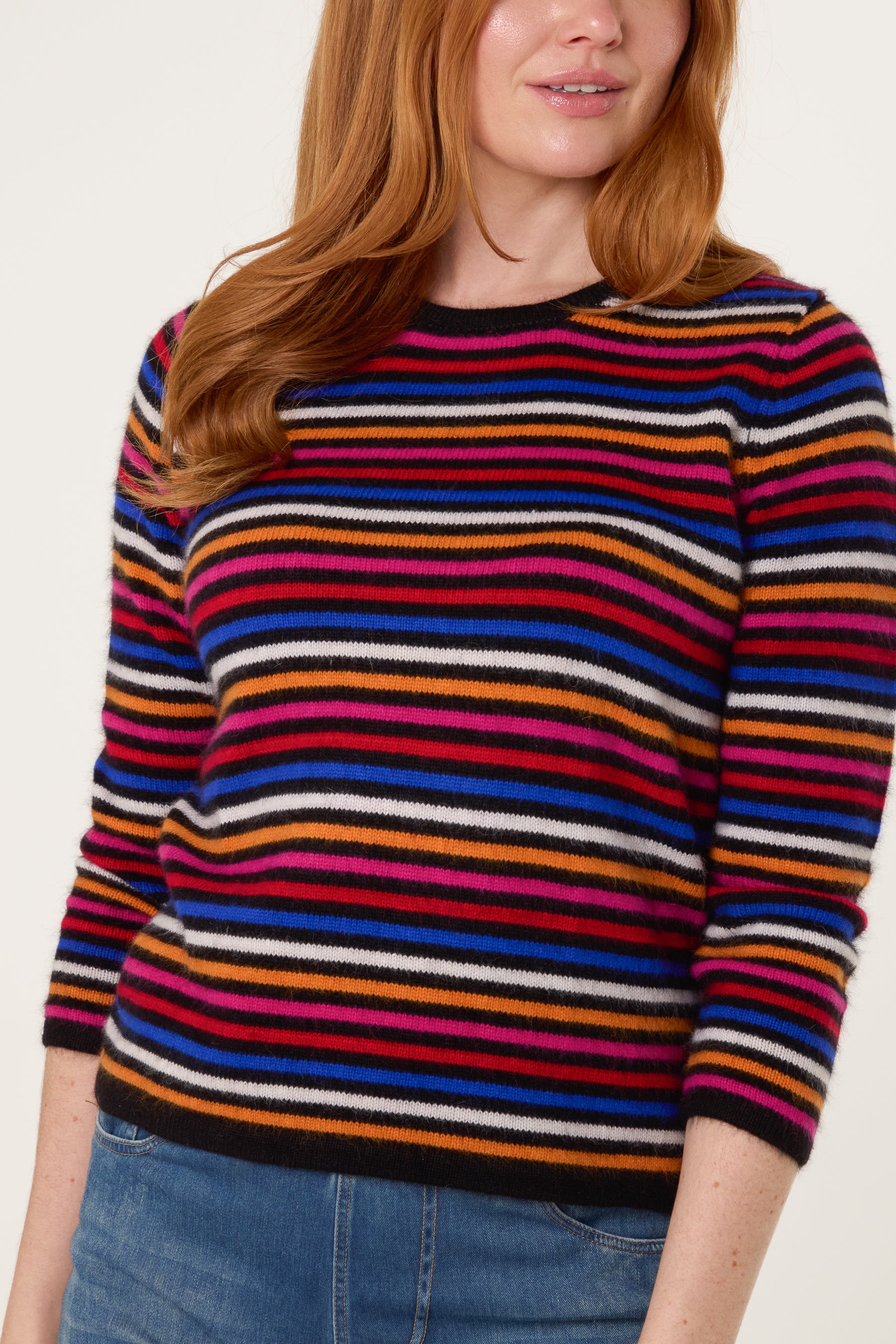 Multicolour Stripe Knit Jumper