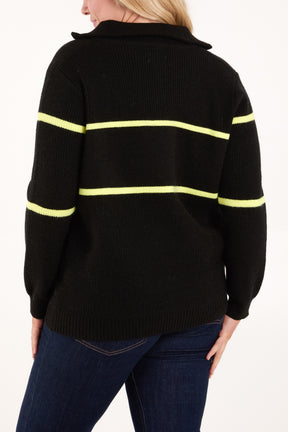 Zip Neck Copenhagen Jumper