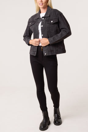 Diamante Embellished Denim Jacket